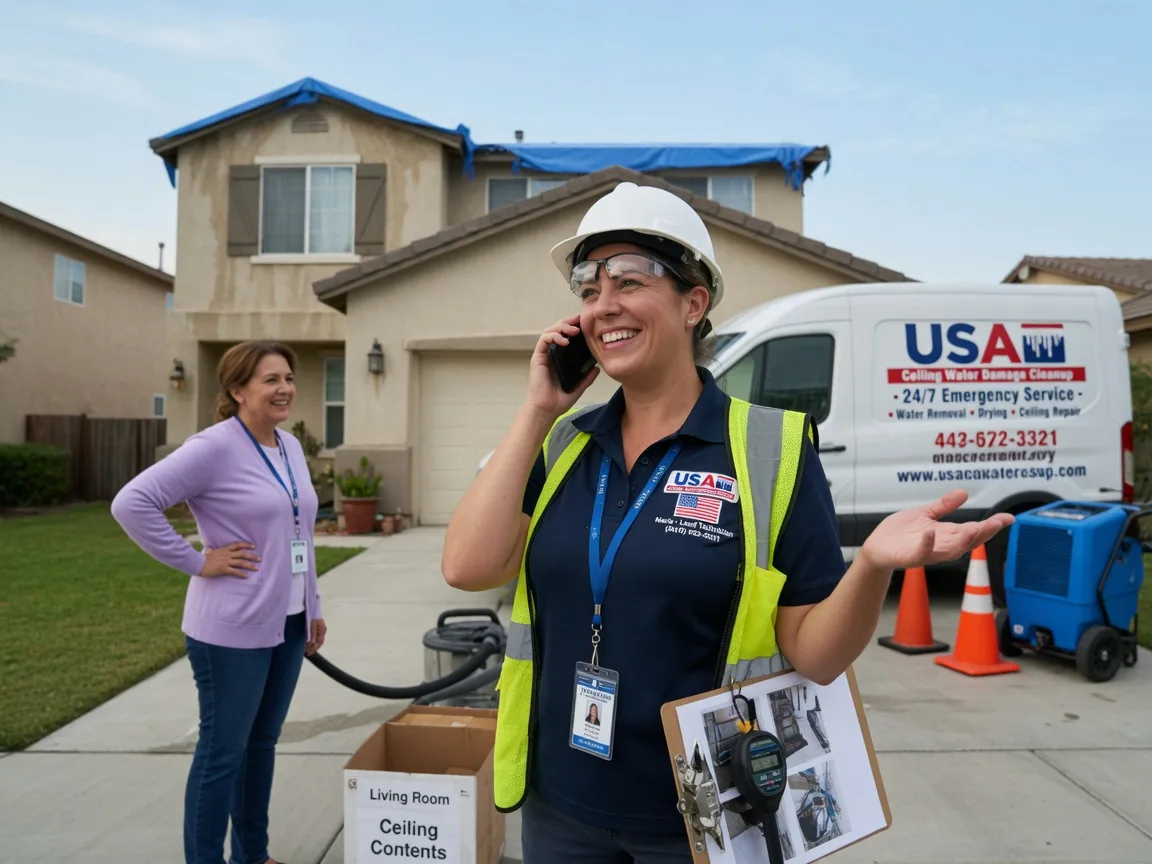 Ceiling Water Damage Restoration Likely, CA FAQs
